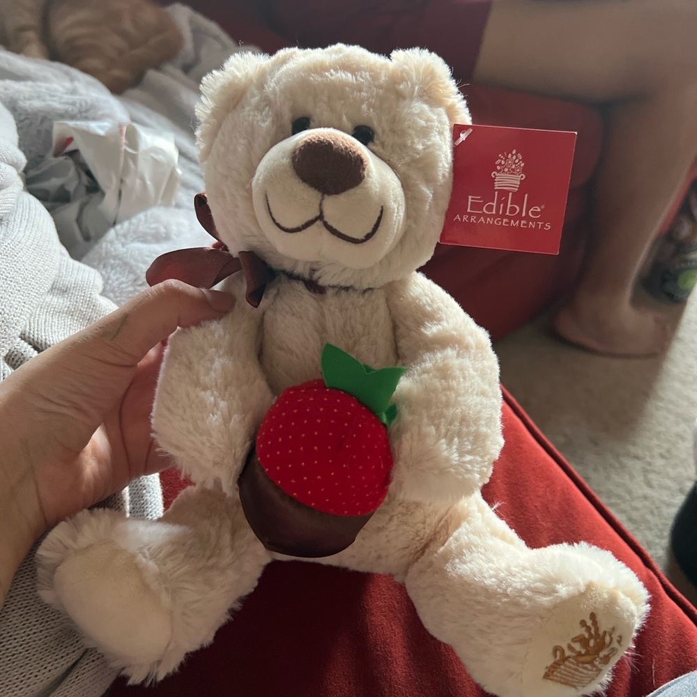 Edible Arrangements Teddy Bear w/ Chocolate Strawberry